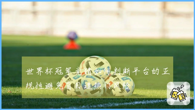 世界杯冠军竞猜如何判断平台的正规性避免盲目追热门风险
